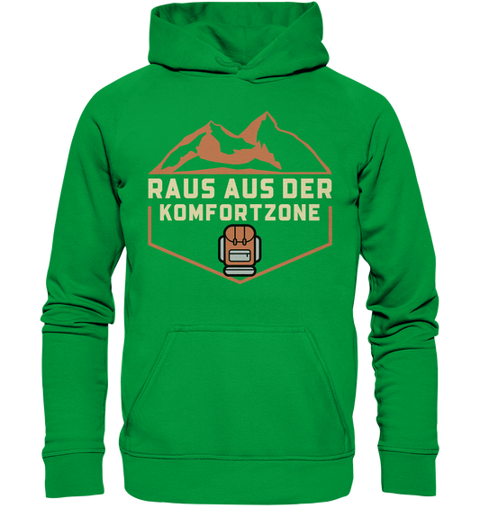 Raus aus der Komfortzone - Unisex Hoodie