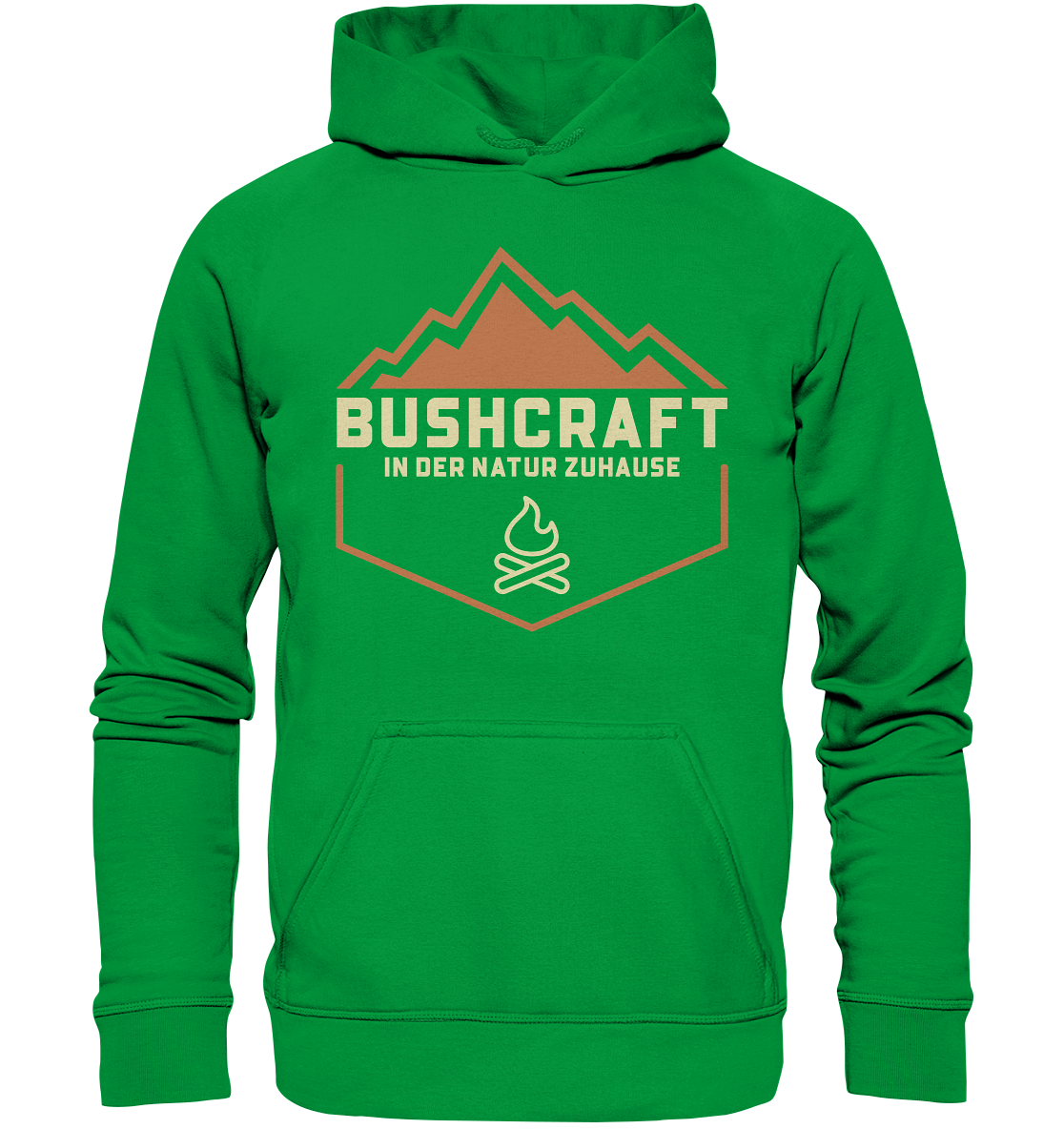 BUSHCRAFT IN DER NATUR ZU HAUSE - Basic Unisex Hoodie