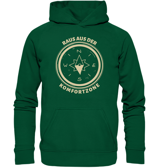 RAUS AUS DER KOMFORTZONE - Unisex Hoodie