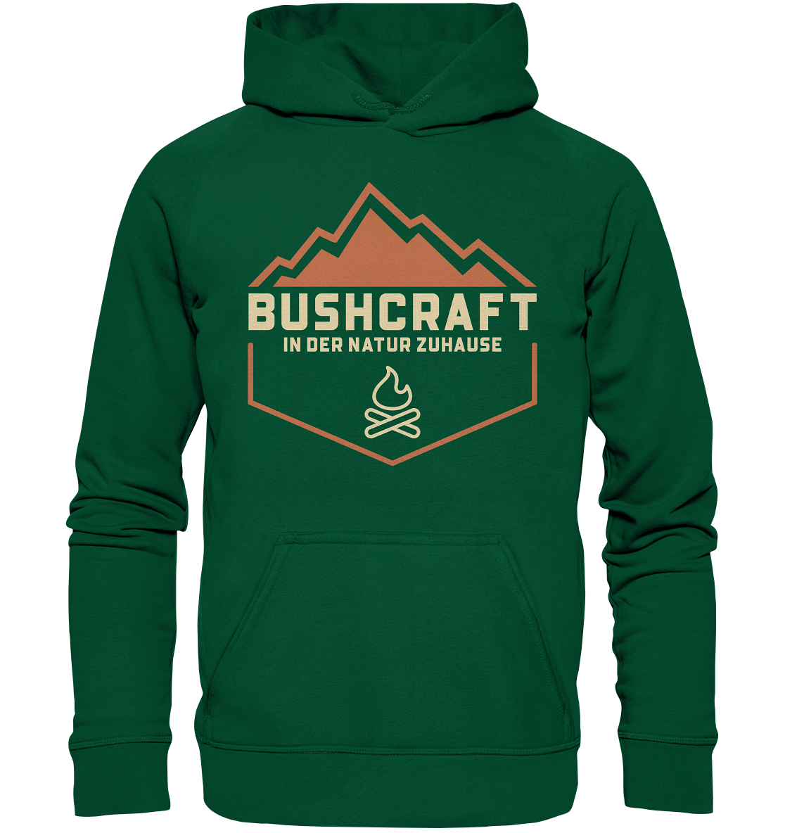 BUSHCRAFT IN DER NATUR ZU HAUSE - Basic Unisex Hoodie