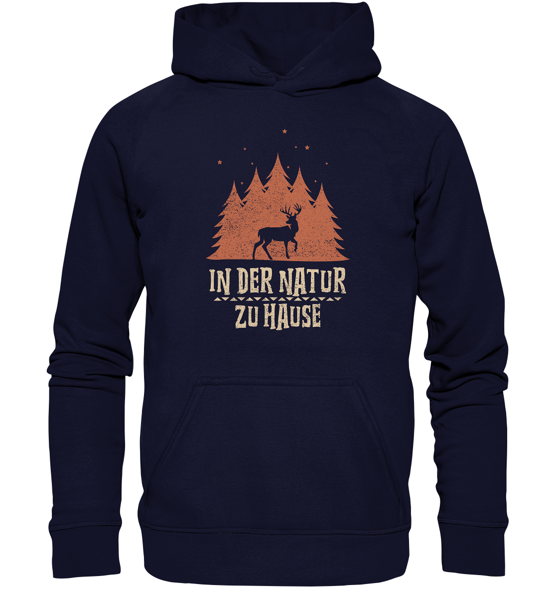 IN DER NATUR ZU HAUSE - Basic Unisex Hoodie