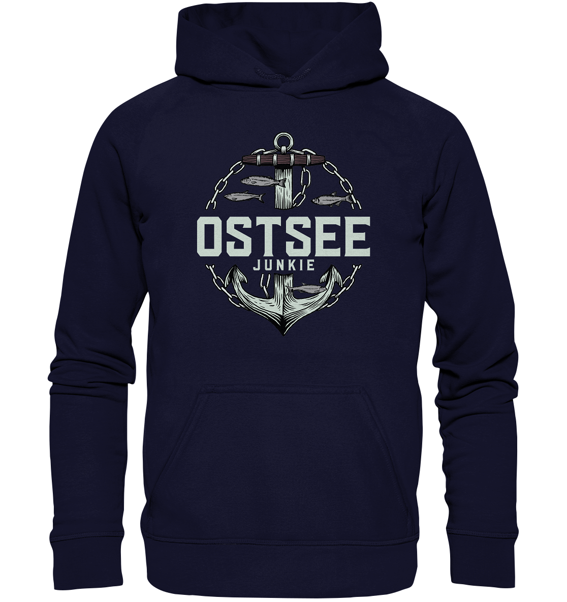 OSTSEE JUNKIE - Basic Unisex Hoodie