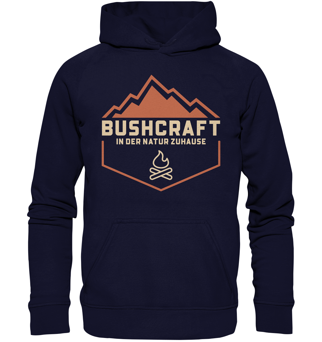 BUSHCRAFT IN DER NATUR ZU HAUSE - Basic Unisex Hoodie