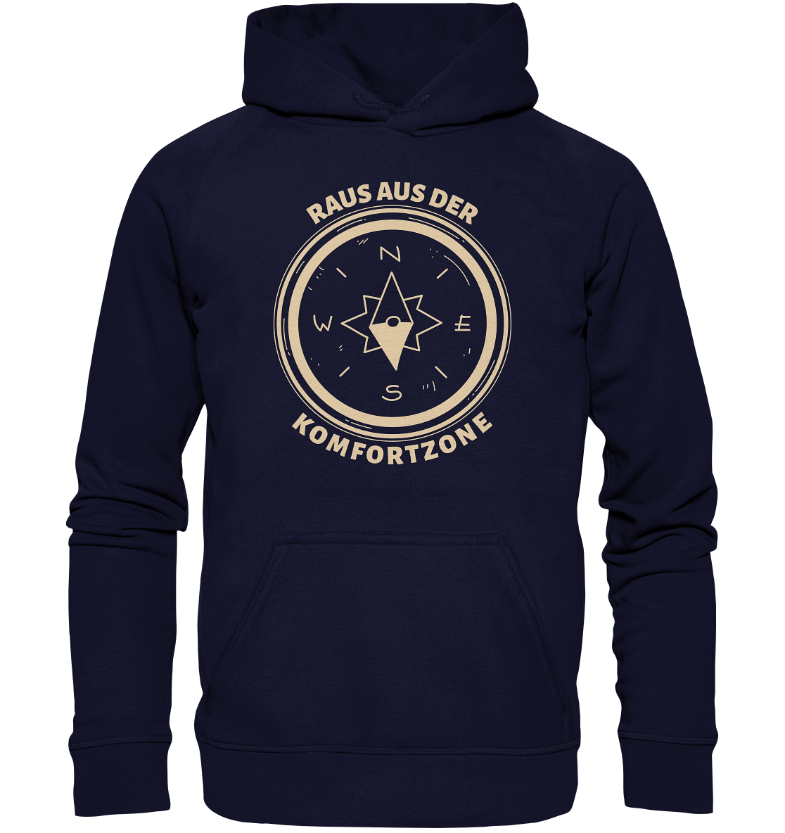 RAUS AUS DER KOMFORTZONE - Unisex Hoodie