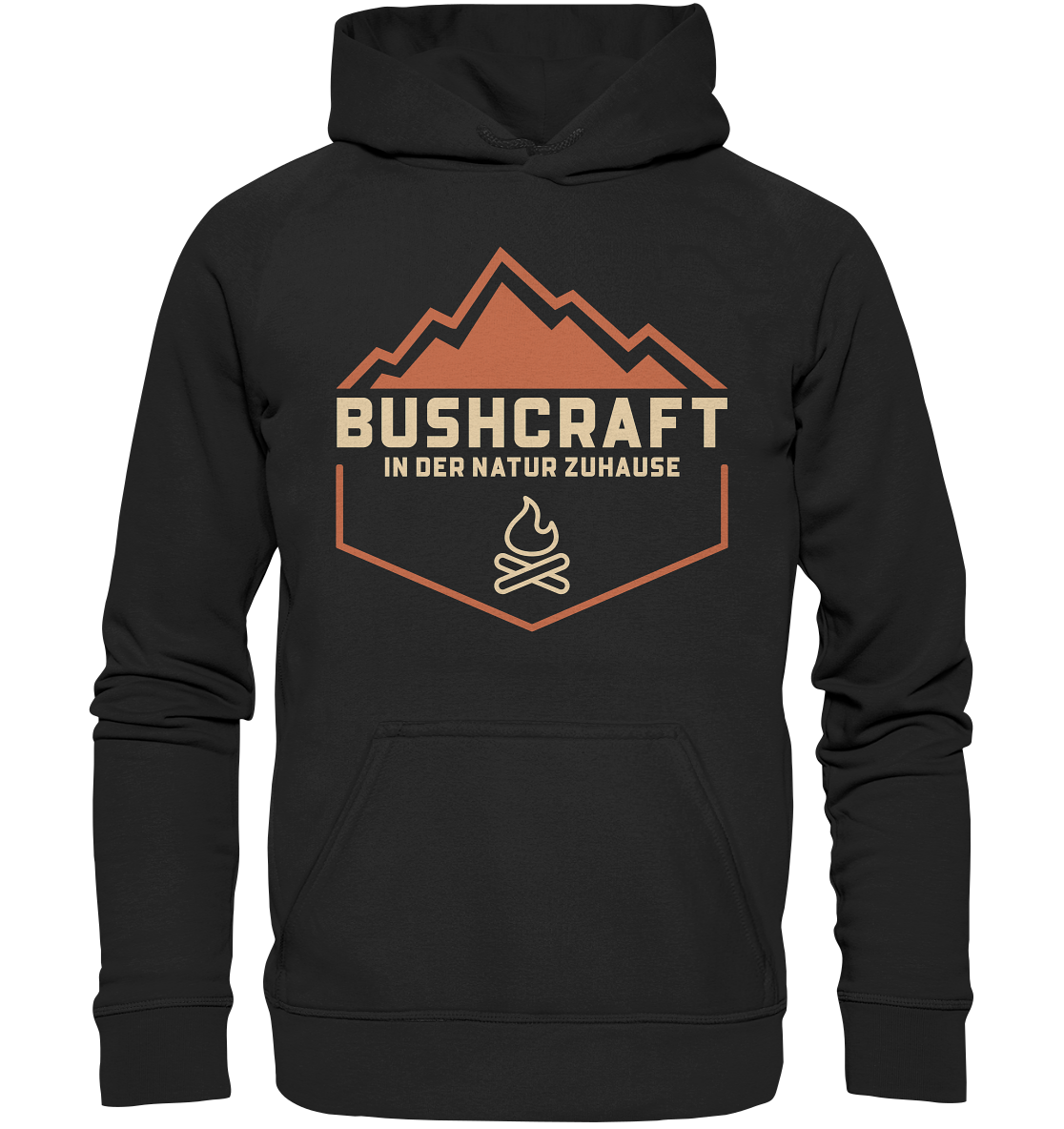 BUSHCRAFT IN DER NATUR ZU HAUSE - Basic Unisex Hoodie