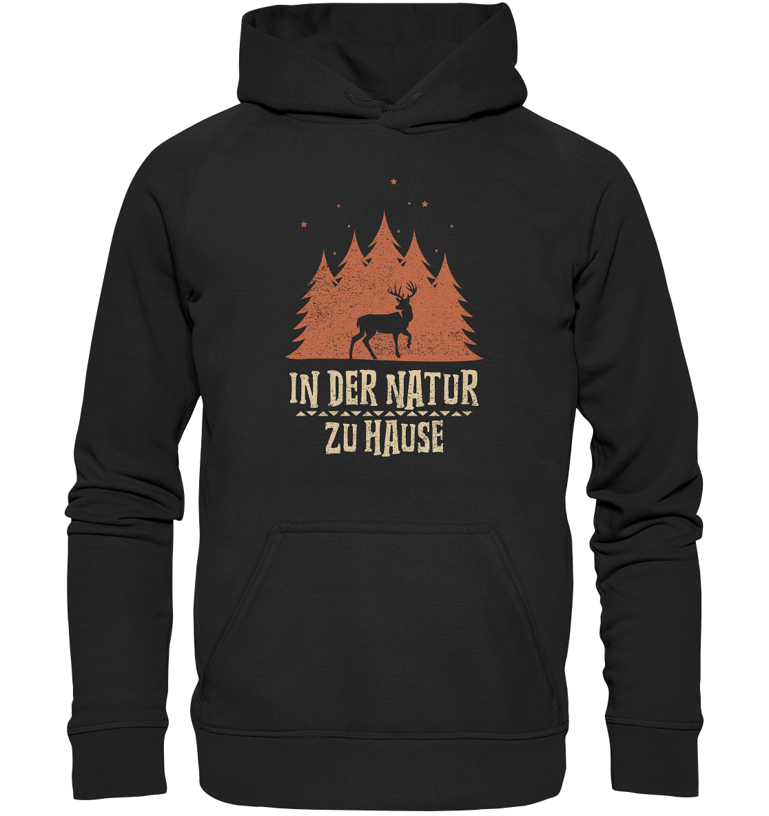 IN DER NATUR ZU HAUSE - Basic Unisex Hoodie