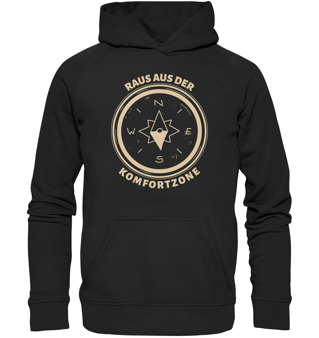 RAUS AUS DER KOMFORTZONE - Unisex Hoodie