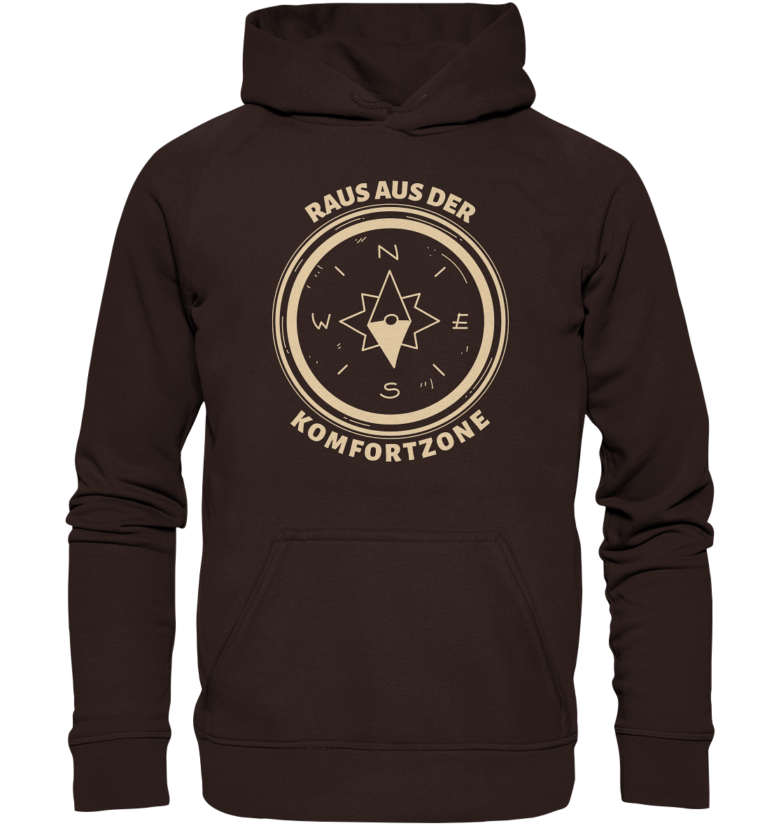 RAUS AUS DER KOMFORTZONE - Unisex Hoodie