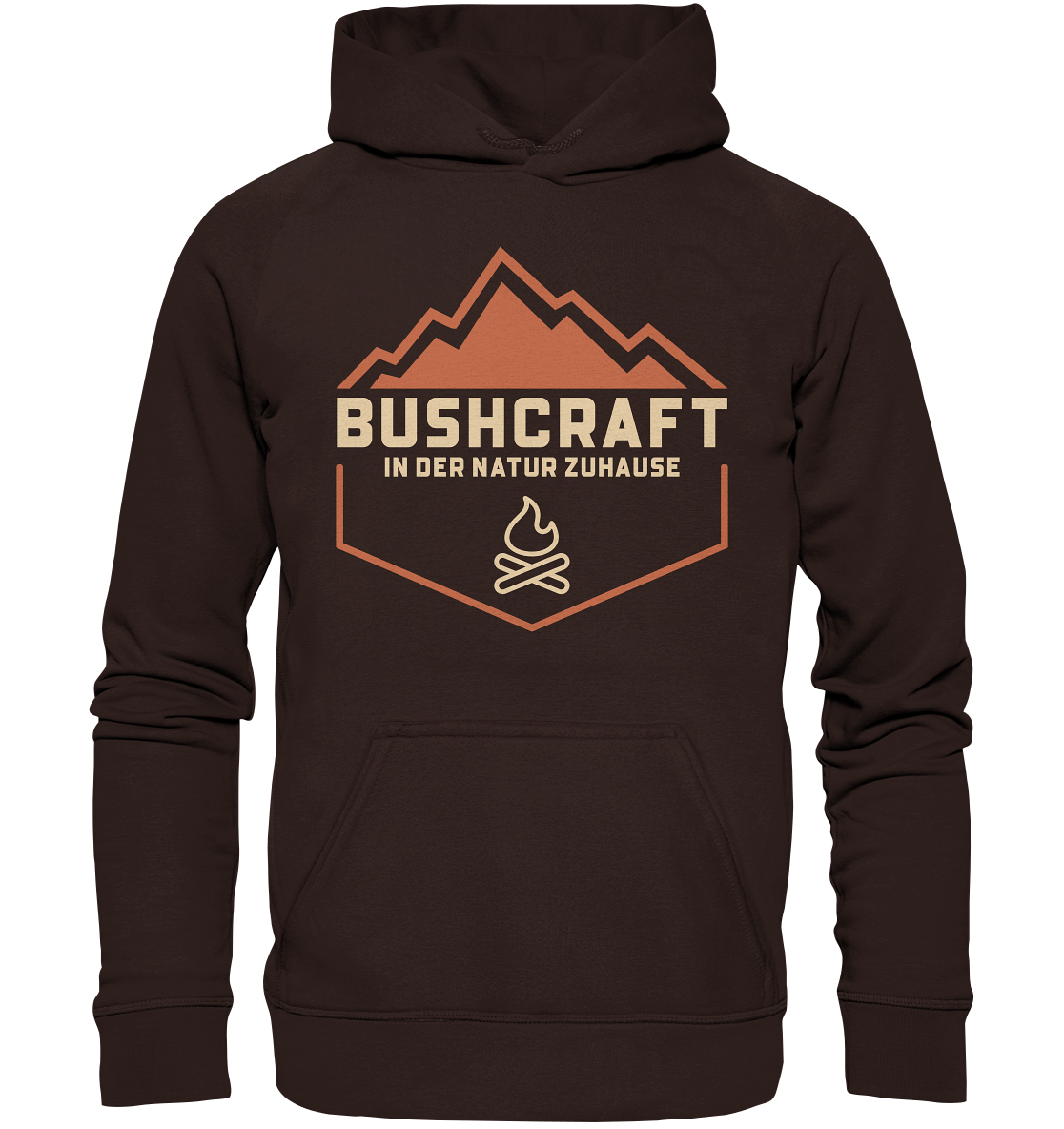 BUSHCRAFT IN DER NATUR ZU HAUSE - Basic Unisex Hoodie