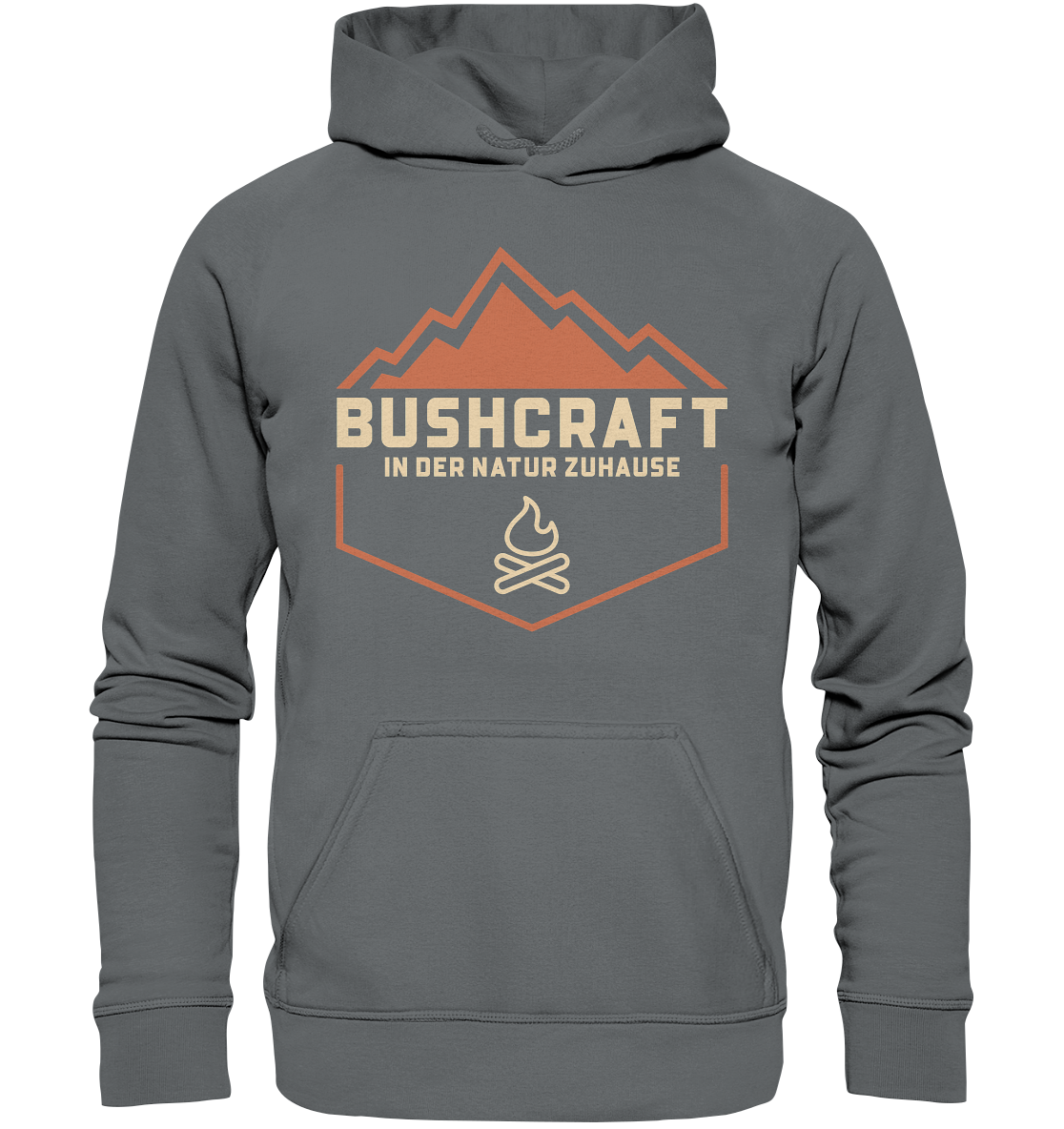 BUSHCRAFT IN DER NATUR ZU HAUSE - Basic Unisex Hoodie