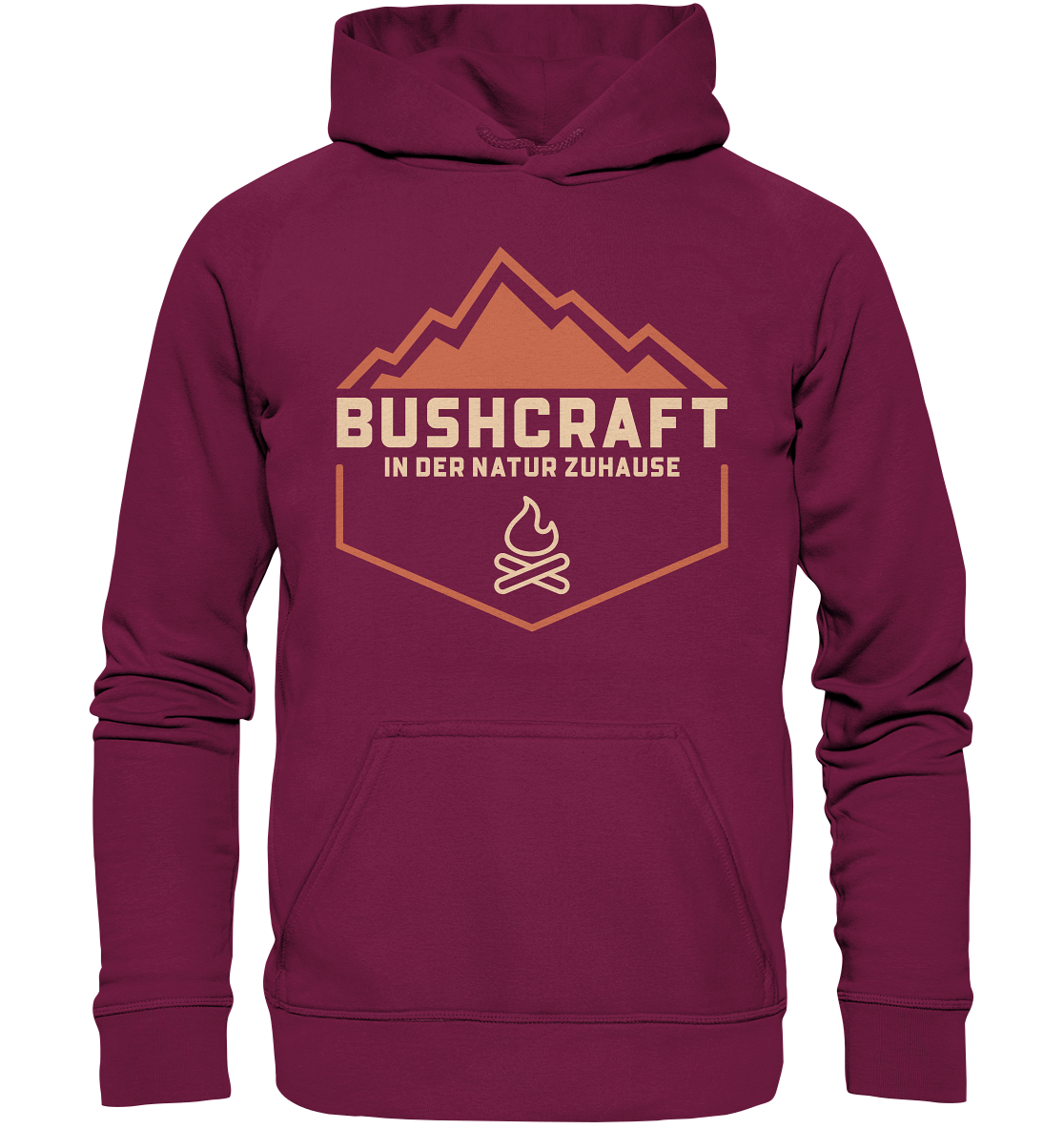 BUSHCRAFT IN DER NATUR ZU HAUSE - Basic Unisex Hoodie