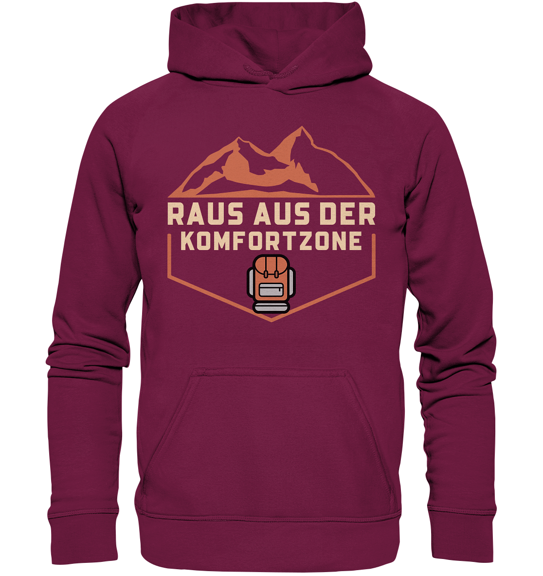 Raus aus der Komfortzone - Unisex Hoodie