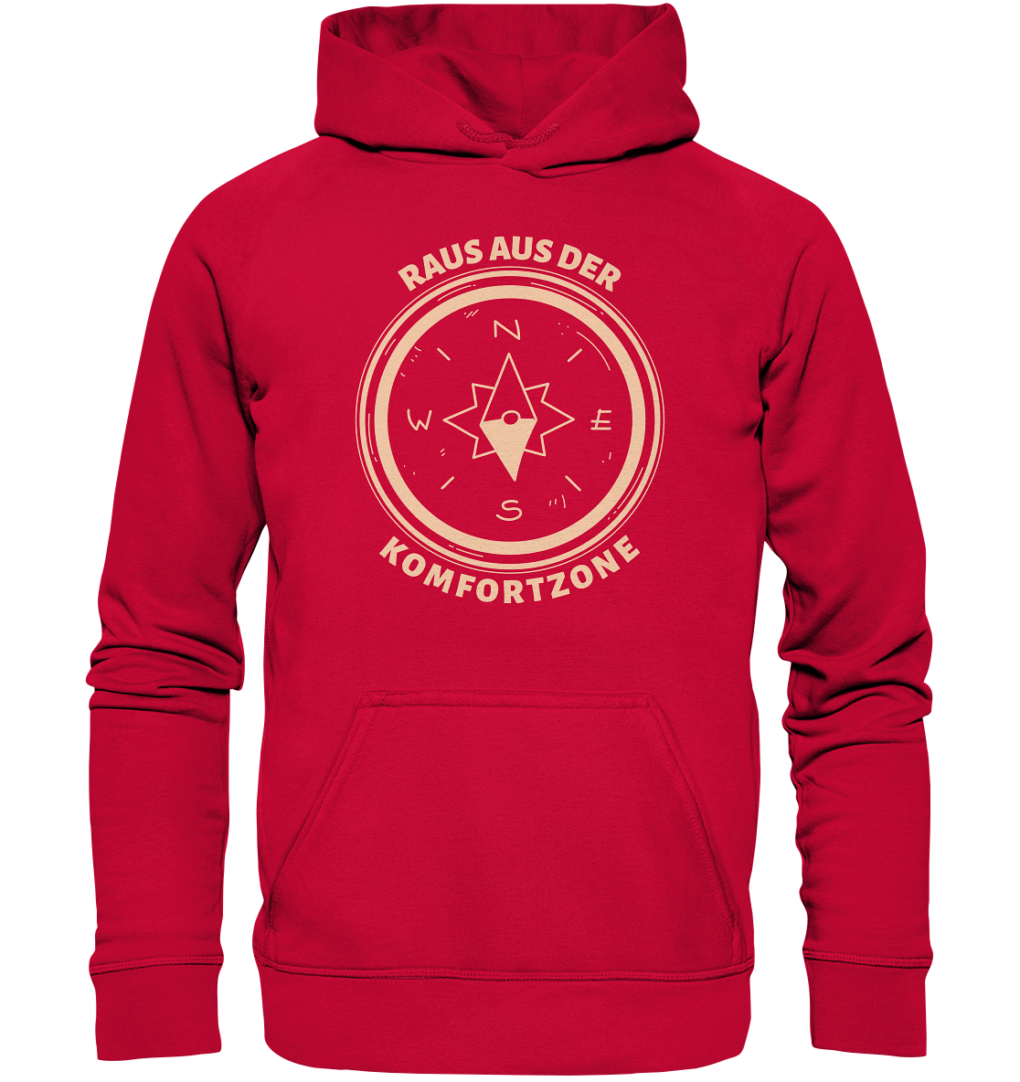 RAUS AUS DER KOMFORTZONE - Unisex Hoodie