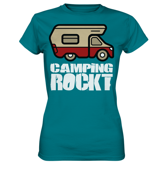 CAMPING ROCKT - Ladies Premium Shirt