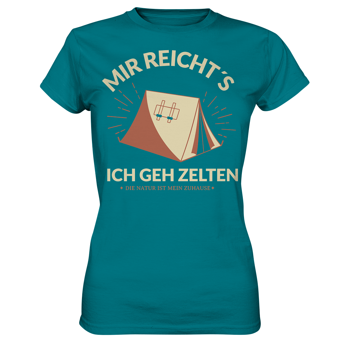 MIR RECHT´S ICH GEH ZELTEN - Ladies Premium Shirt