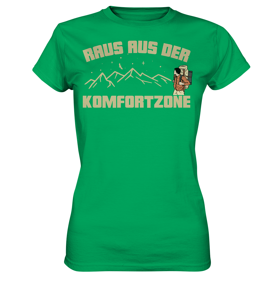 Raus aus der Komfortzone - Ladies Premium Shirt