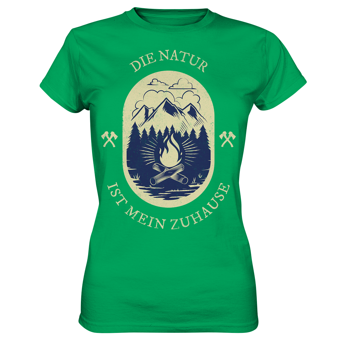 DIE NATUR IST MEIN ZU HAUSE - Ladies Premium Shirt