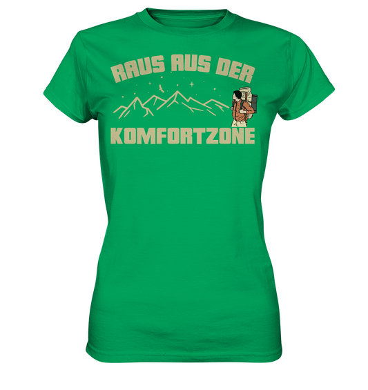 Raus aus der Komfortzone - Ladies Premium Shirt