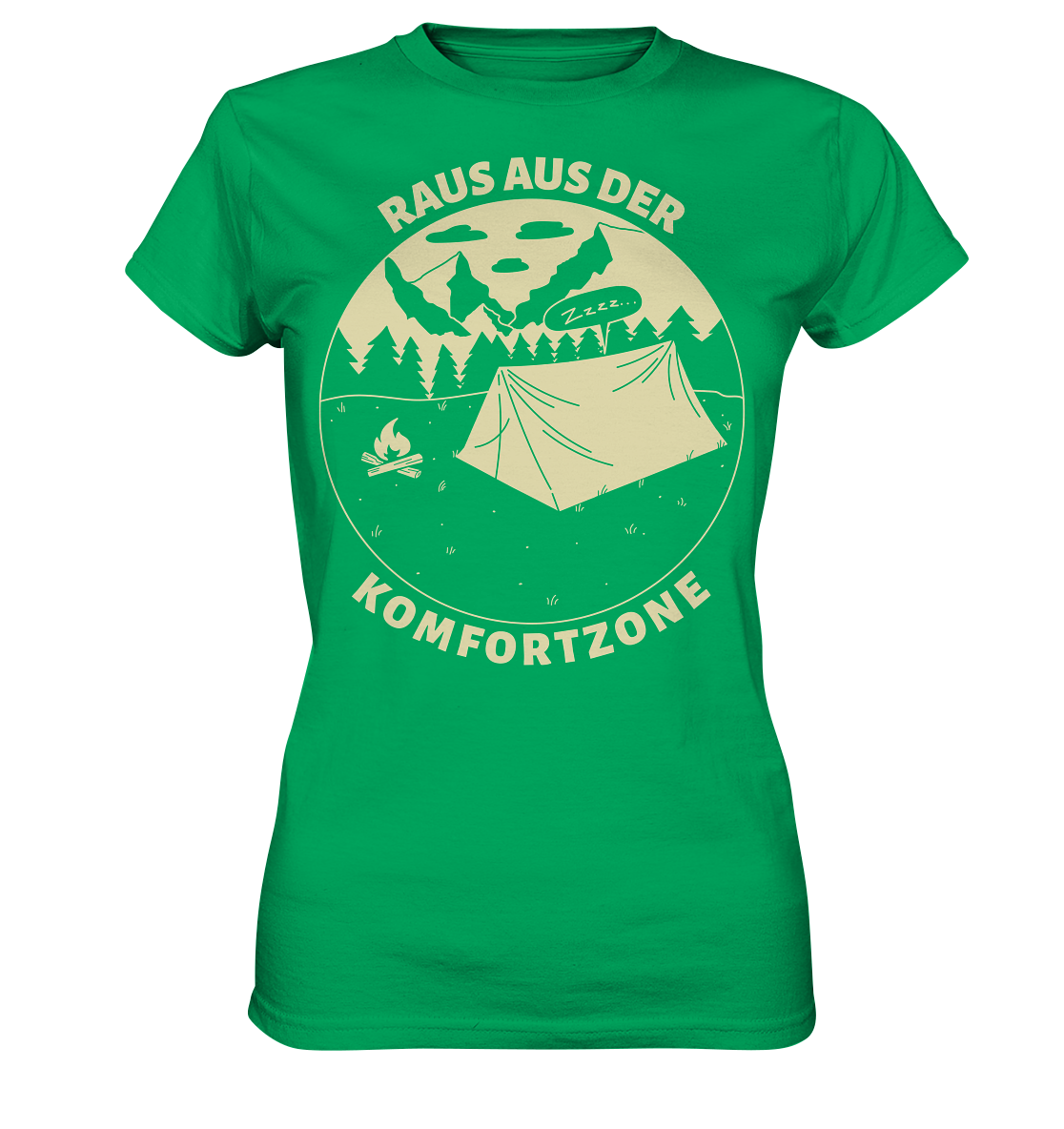 Raus aus der Komfortzone - Ladies Premium Shirt