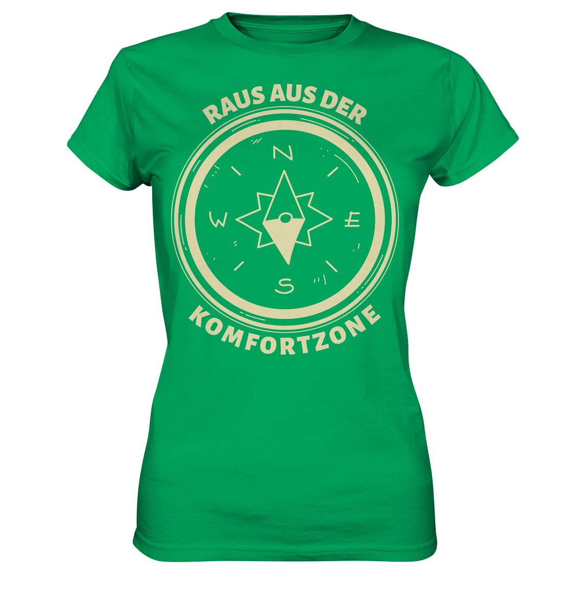 RAUS AUS DER KOMFORTZONE - Ladies Premium Shirt