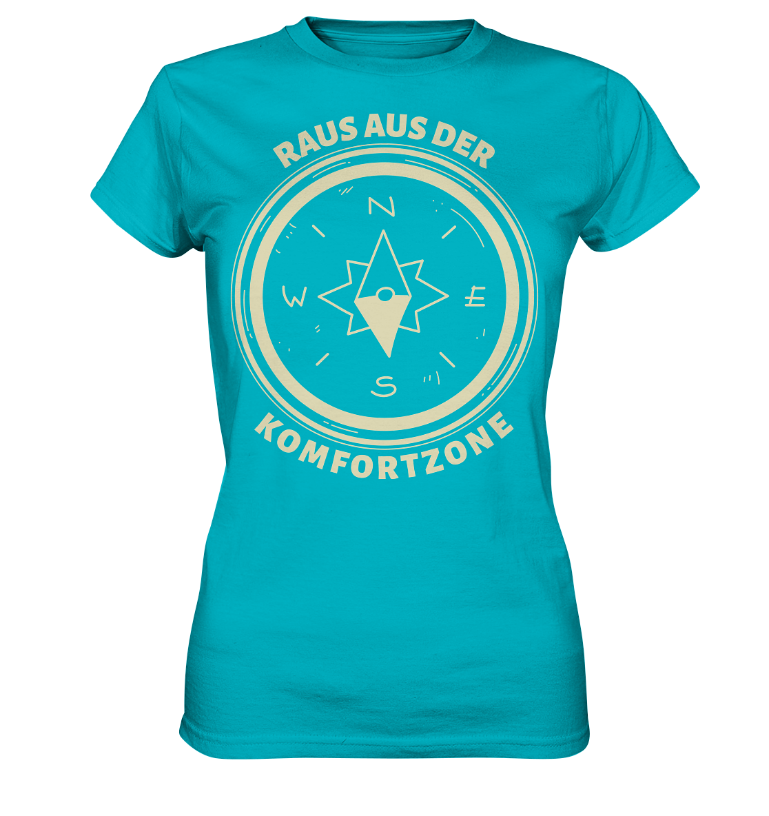 RAUS AUS DER KOMFORTZONE - Ladies Premium Shirt