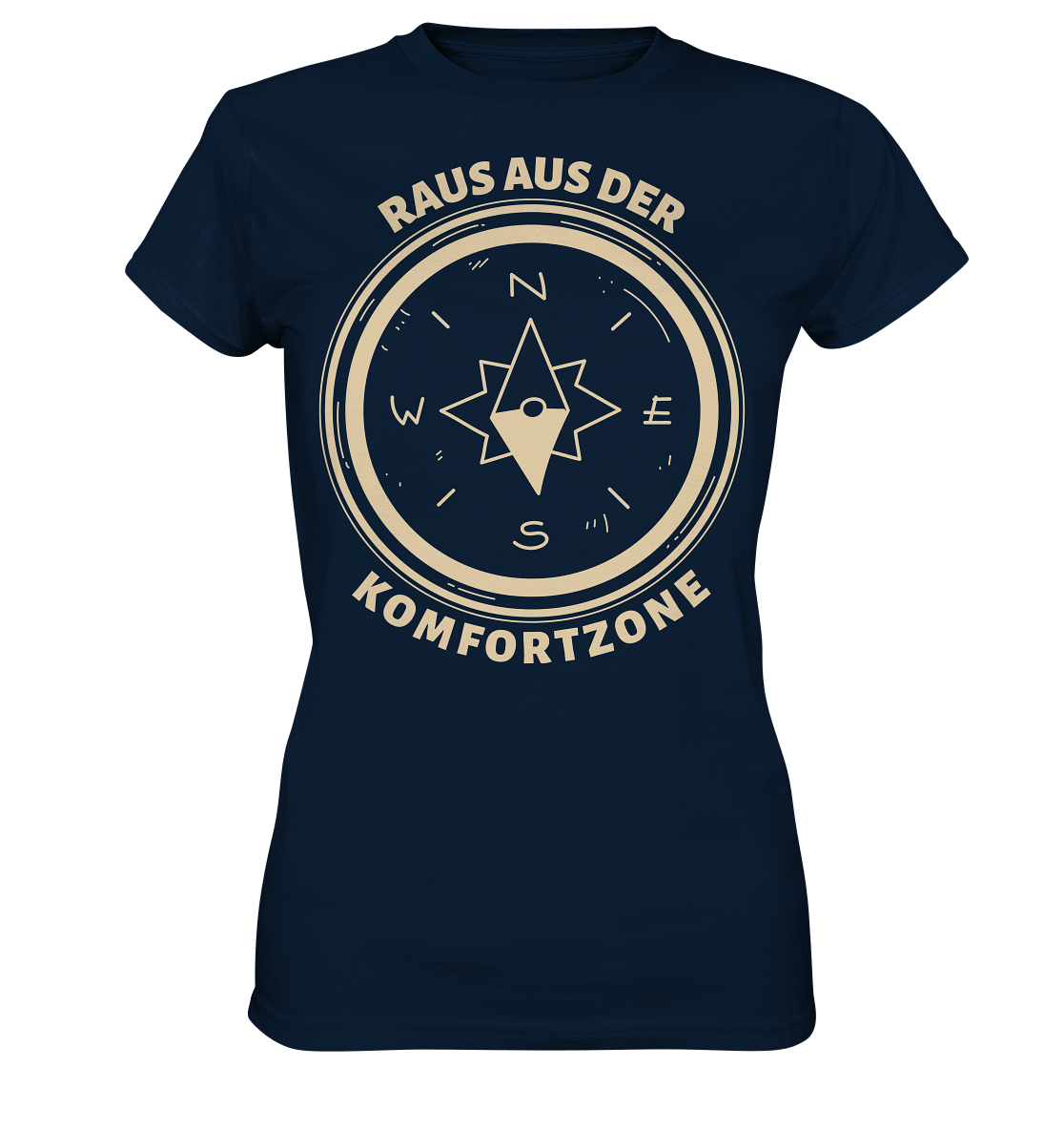 RAUS AUS DER KOMFORTZONE - Ladies Premium Shirt