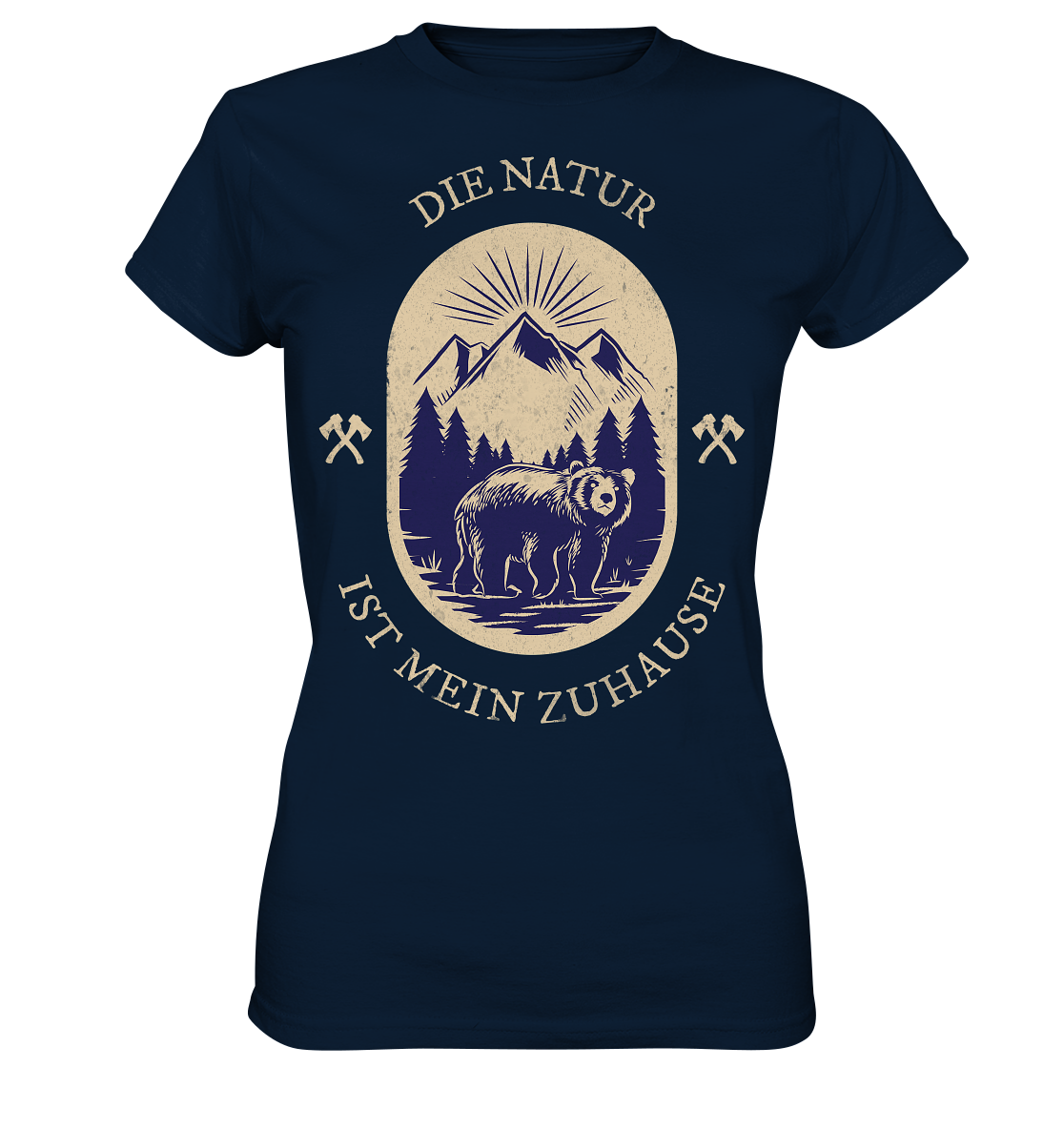 DIE NATUR IST MEIN ZU HAUSE - Ladies Premium Shirt