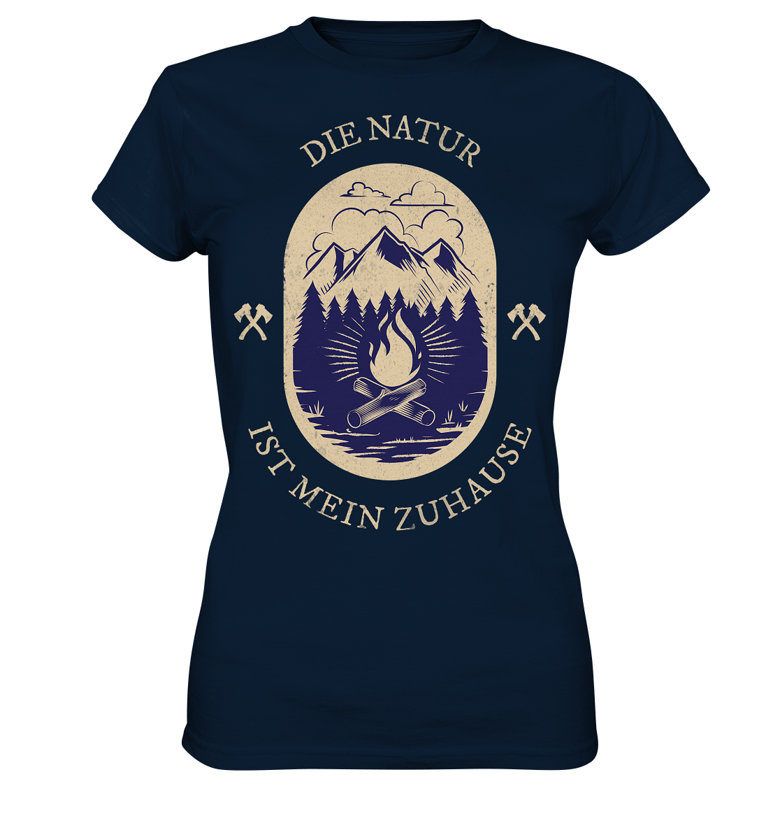 DIE NATUR IST MEIN ZU HAUSE - Ladies Premium Shirt