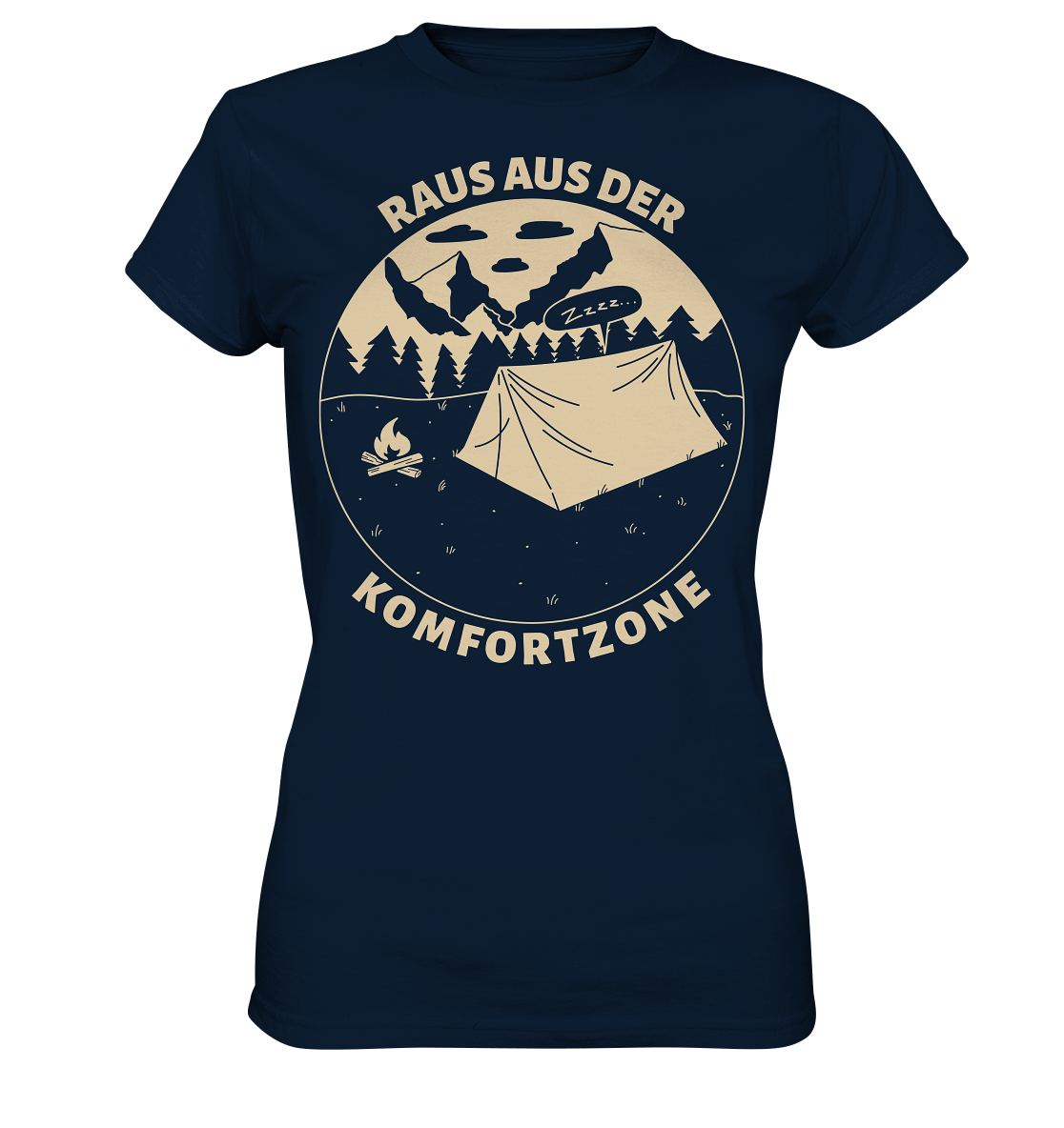 Raus aus der Komfortzone - Ladies Premium Shirt