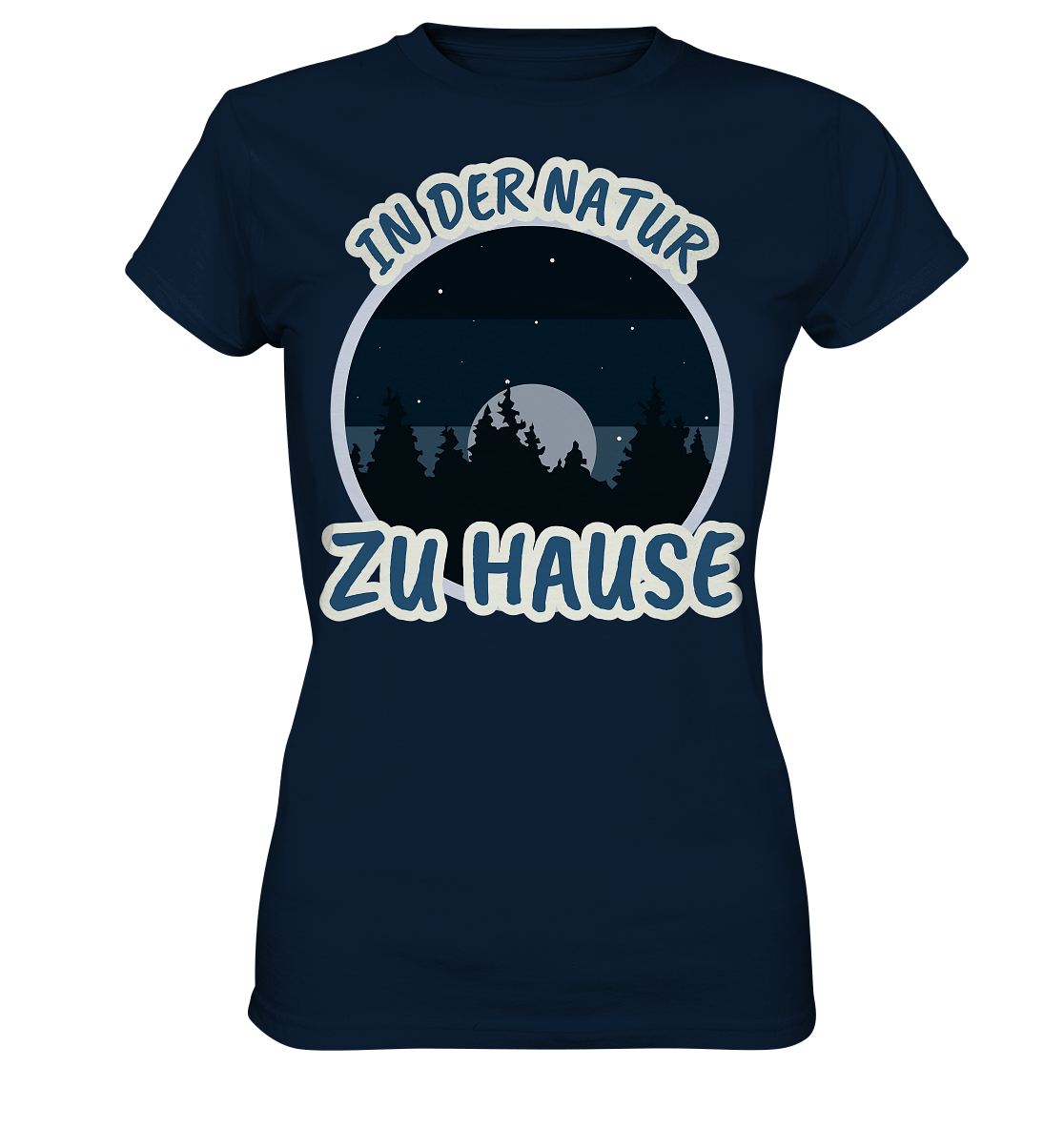 In der Natur zu Hause - Ladies Premium Shirt