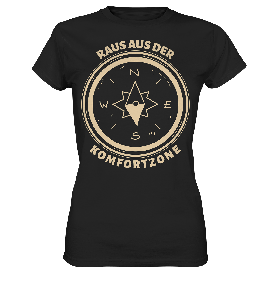 RAUS AUS DER KOMFORTZONE - Ladies Premium Shirt