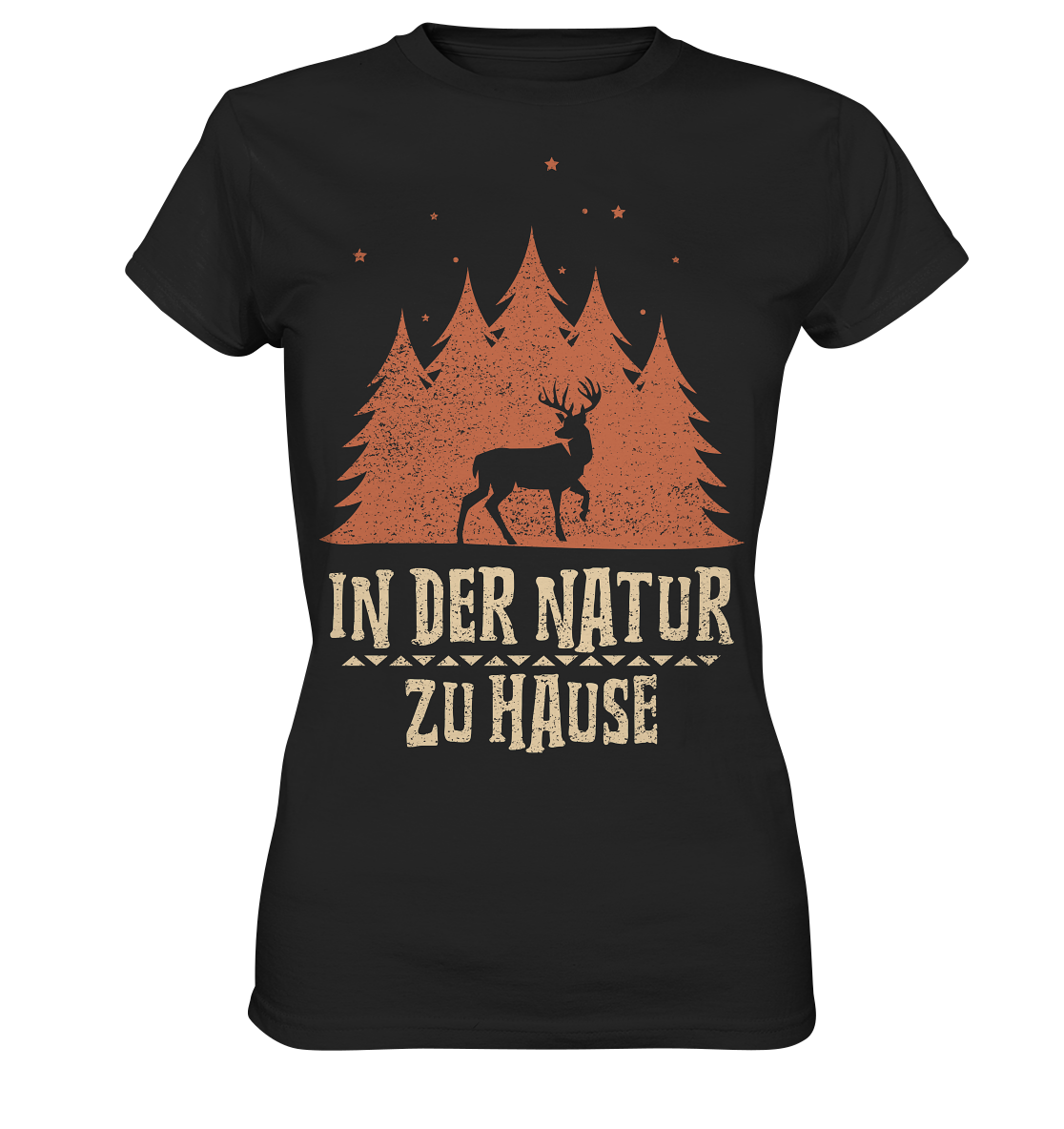 IN DER NATUR ZU HAUSE - Ladies Premium Shirt