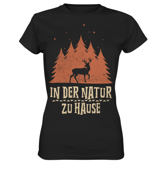 IN DER NATUR ZU HAUSE - Ladies Premium Shirt