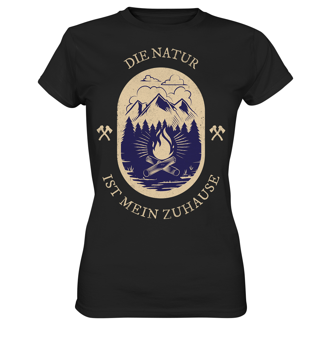 DIE NATUR IST MEIN ZU HAUSE - Ladies Premium Shirt