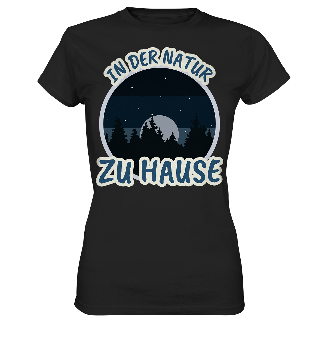 In der Natur zu Hause - Ladies Premium Shirt