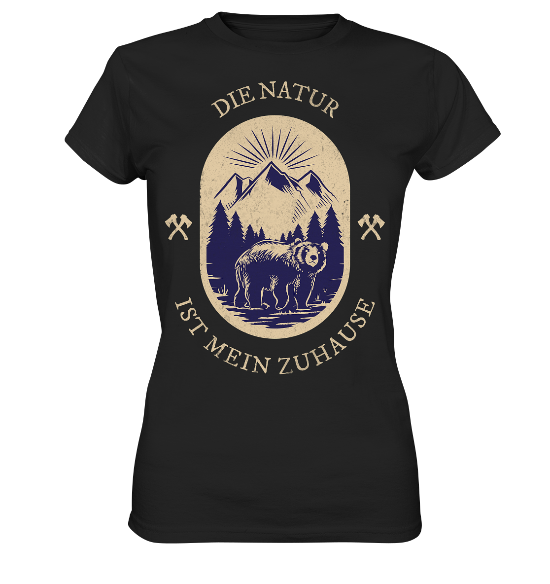 DIE NATUR IST MEIN ZU HAUSE - Ladies Premium Shirt