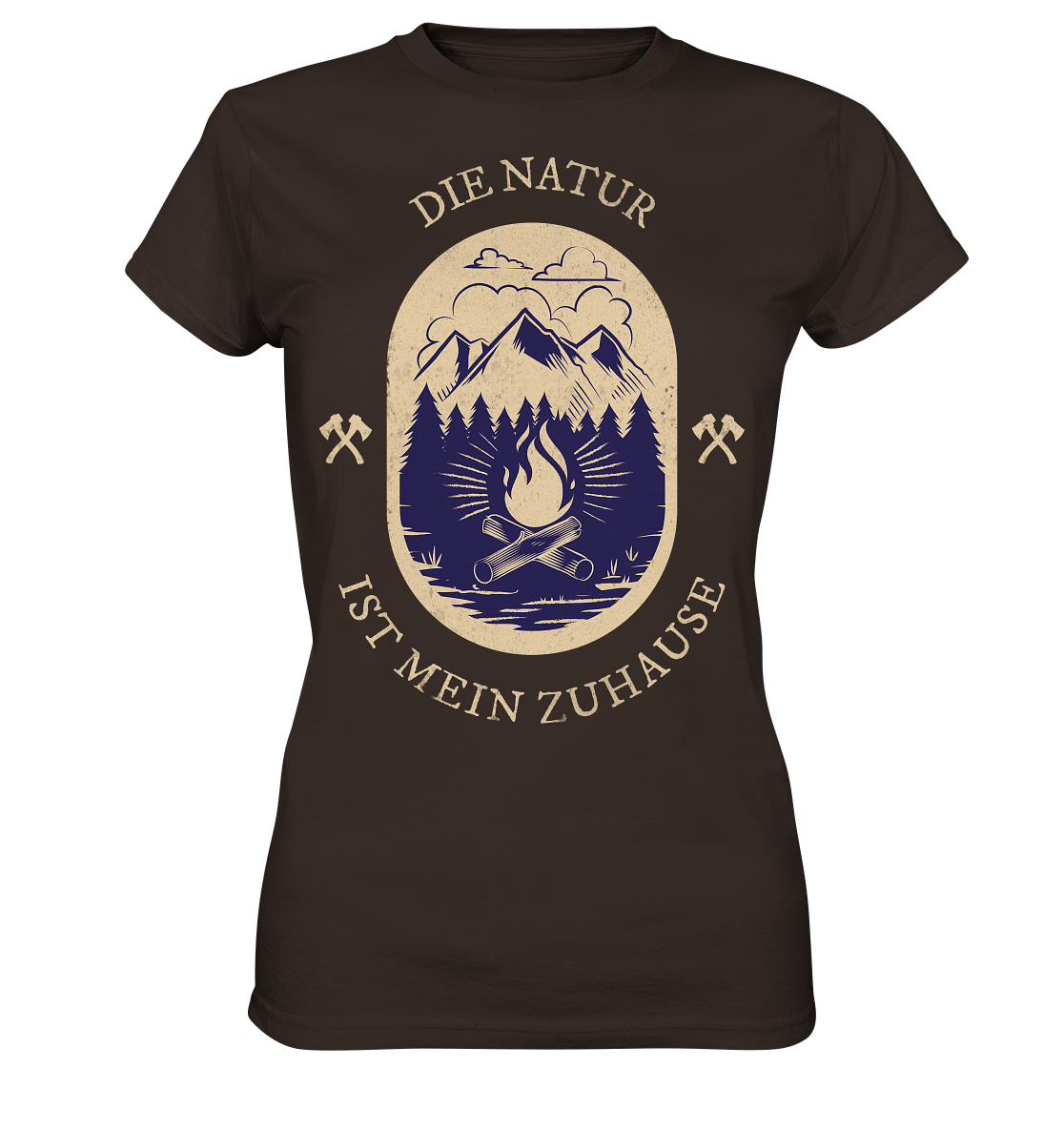 DIE NATUR IST MEIN ZU HAUSE - Ladies Premium Shirt