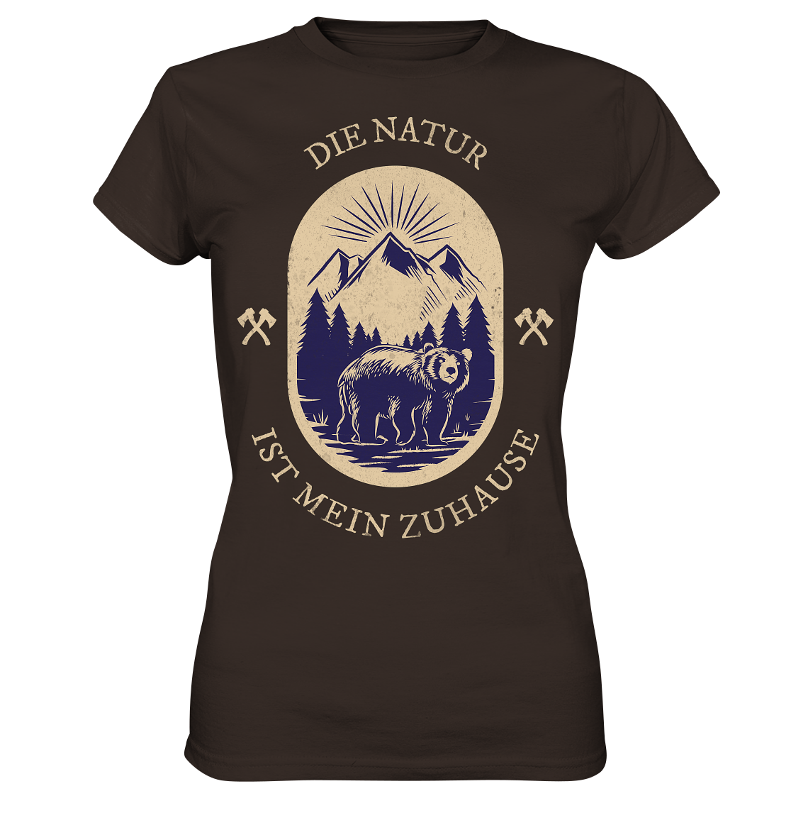 DIE NATUR IST MEIN ZU HAUSE - Ladies Premium Shirt