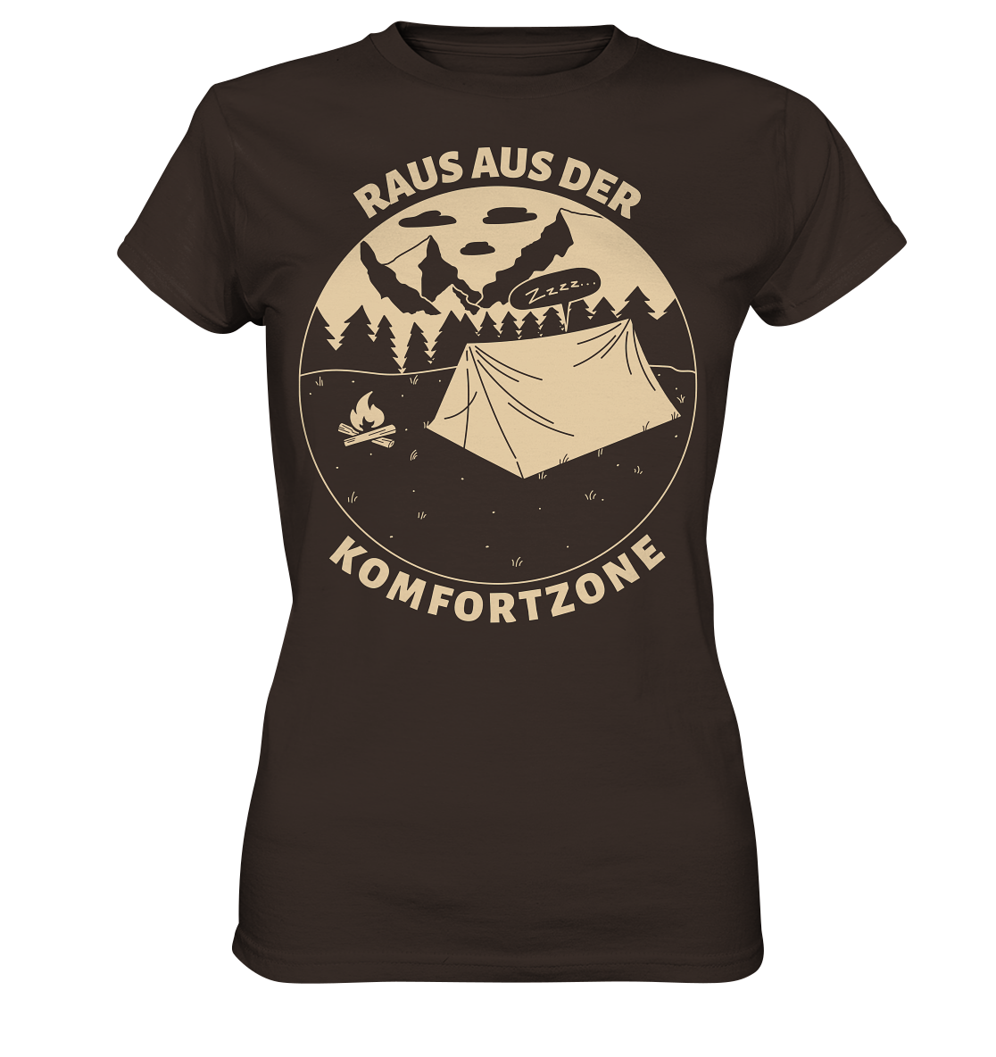 Raus aus der Komfortzone - Ladies Premium Shirt