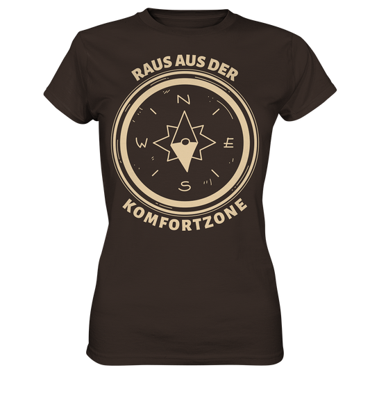 RAUS AUS DER KOMFORTZONE - Ladies Premium Shirt