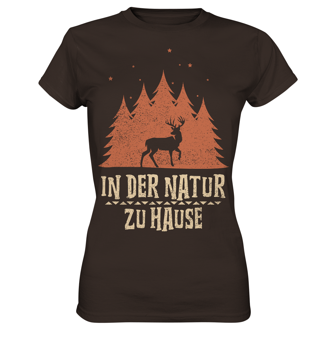 IN DER NATUR ZU HAUSE - Ladies Premium Shirt