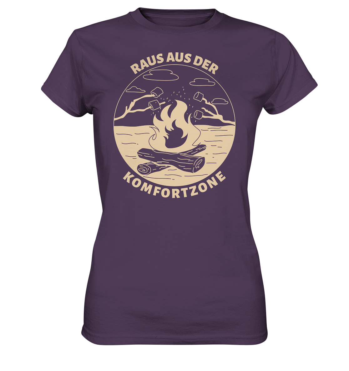 Raus aus der Komfortzone - Ladies Premium Shirt