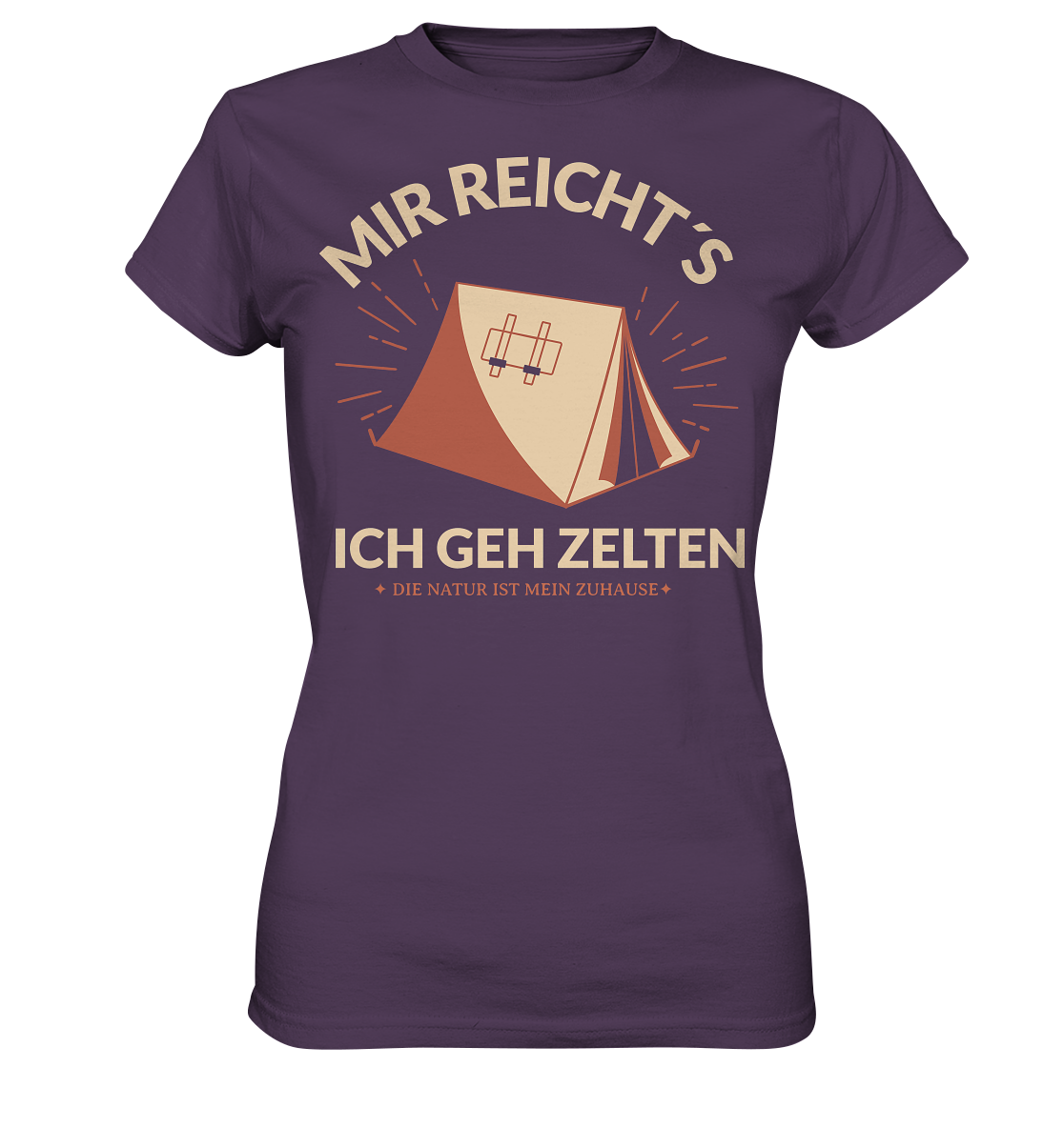 MIR RECHT´S ICH GEH ZELTEN - Ladies Premium Shirt