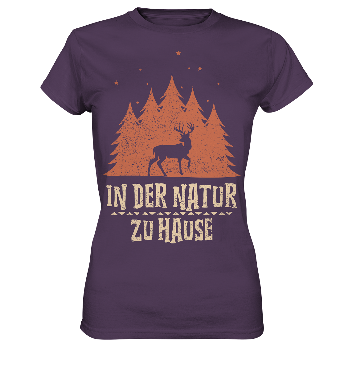 IN DER NATUR ZU HAUSE - Ladies Premium Shirt