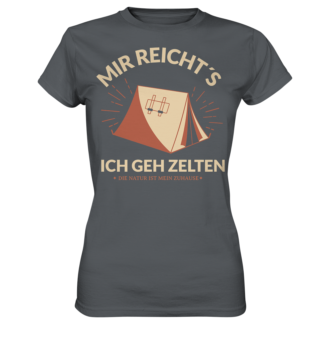 MIR RECHT´S ICH GEH ZELTEN - Ladies Premium Shirt