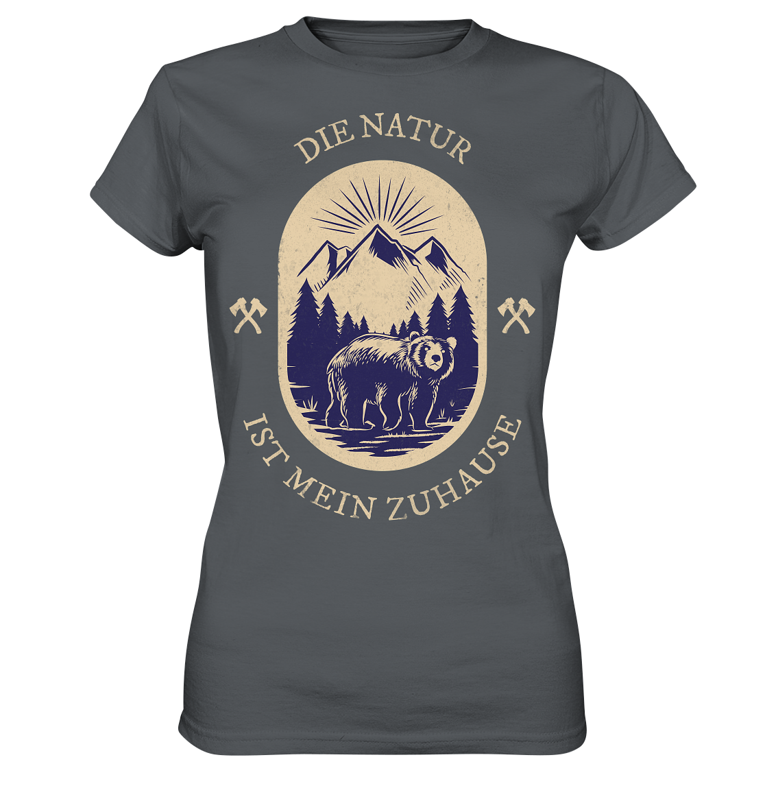 DIE NATUR IST MEIN ZU HAUSE - Ladies Premium Shirt