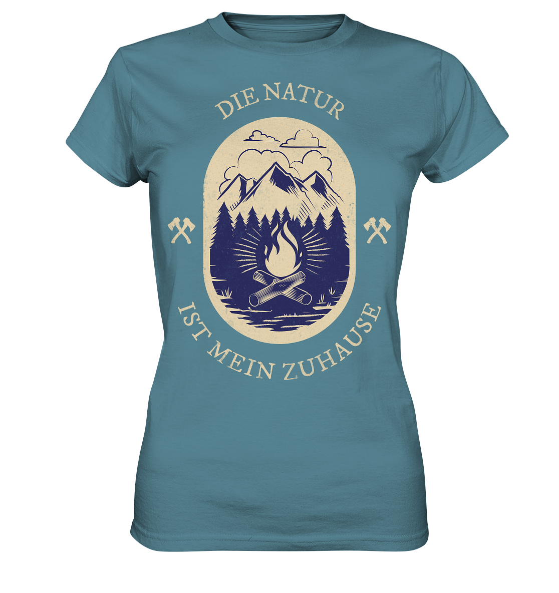 DIE NATUR IST MEIN ZU HAUSE - Ladies Premium Shirt