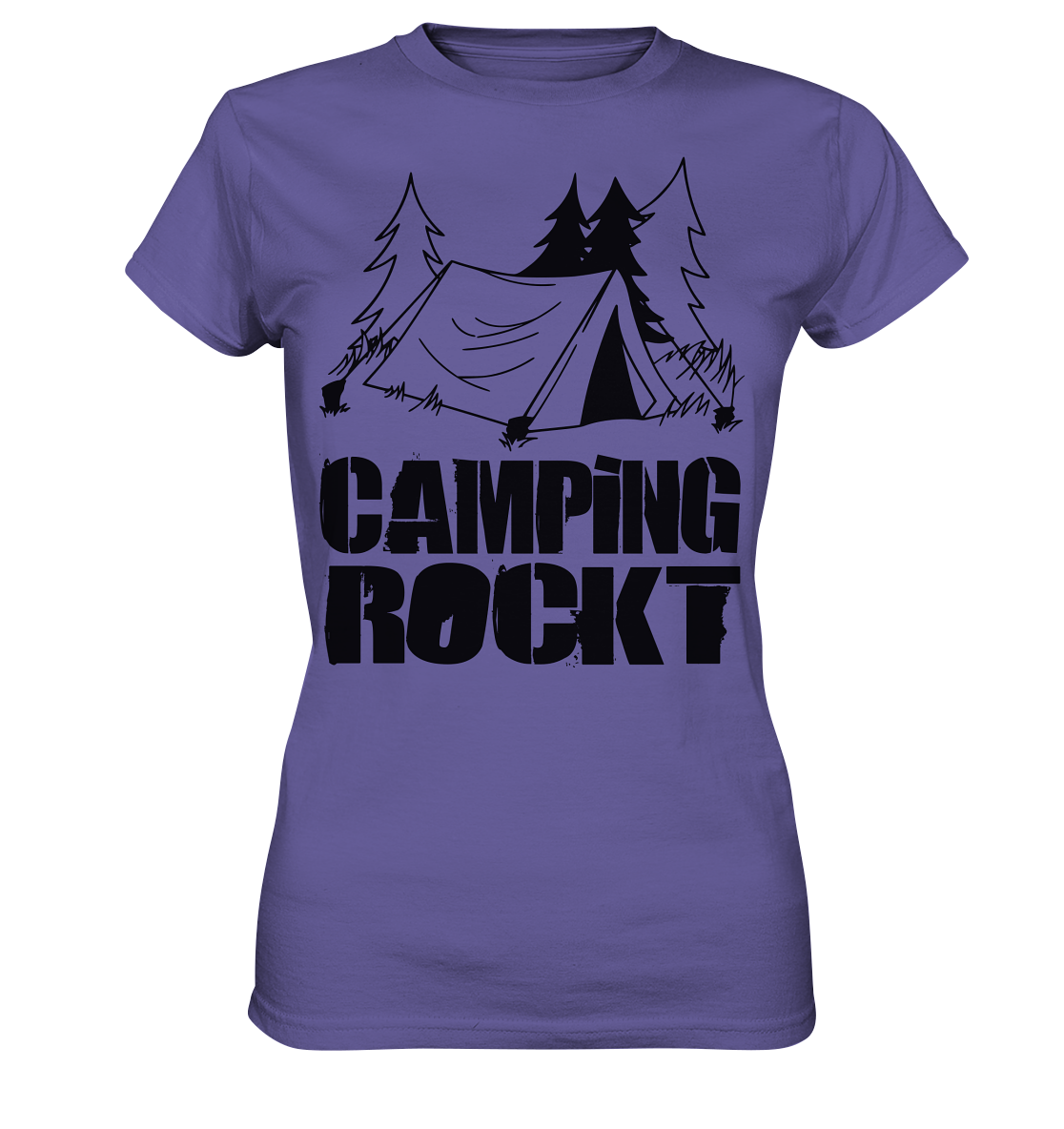 Camping Rockt - Ladies Premium Shirt