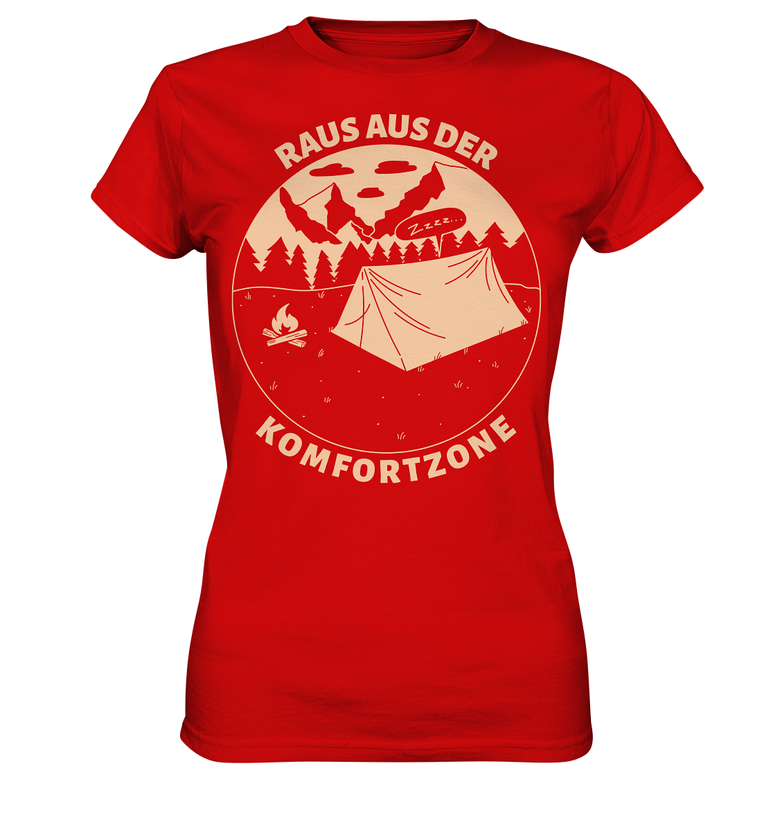 Raus aus der Komfortzone - Ladies Premium Shirt