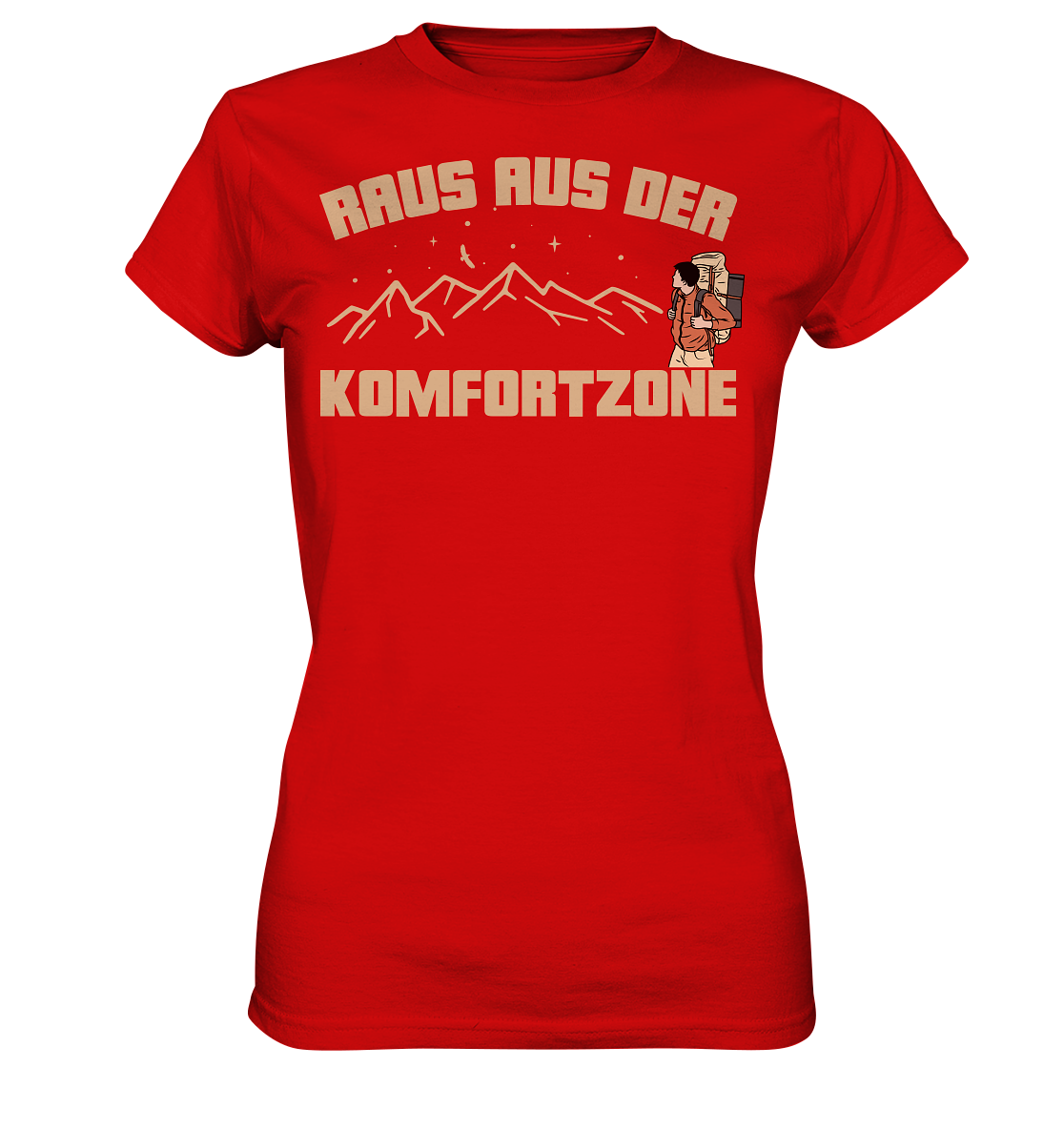 Raus aus der Komfortzone - Ladies Premium Shirt